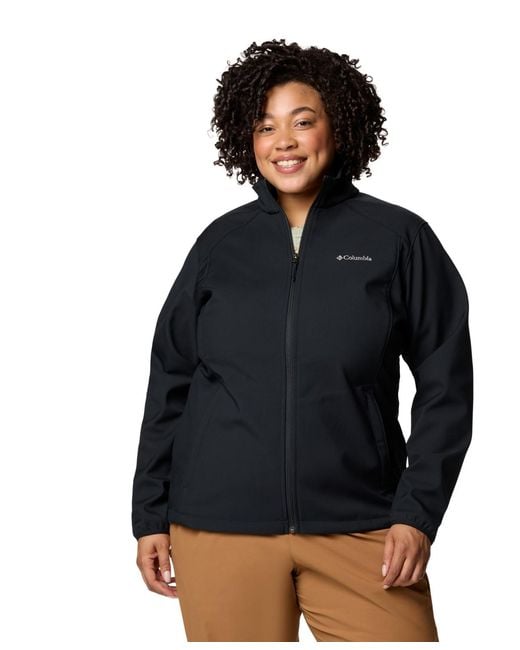 Columbia Blue Plus Size Kruser Ridge Iii Softshell Jacket