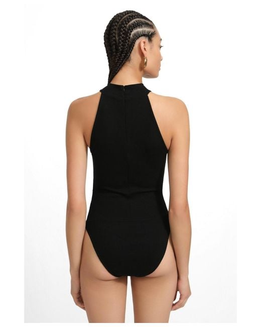 MARCELLA Black Doris Bodysuit