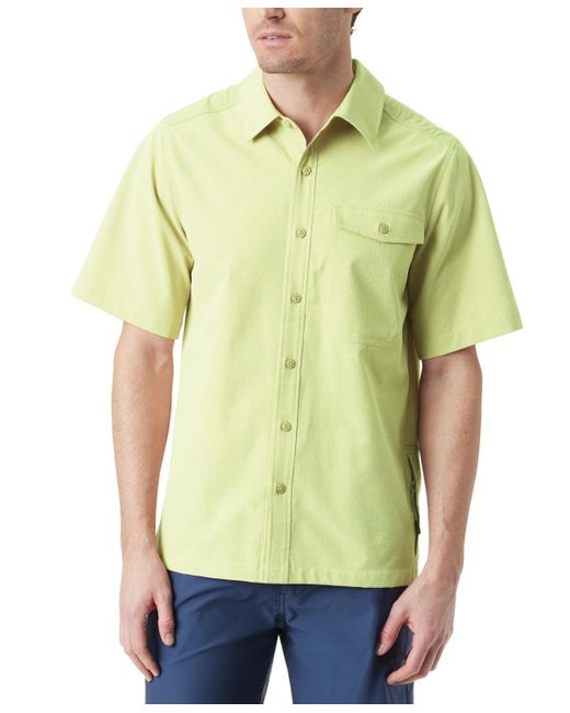 BASS OUTDOOR Green Trailer A.c. Short-sleeve Shirt for men