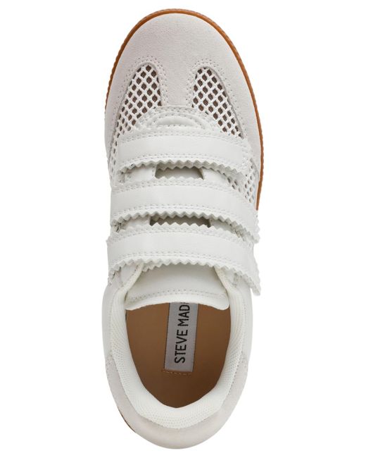 Steve Madden White Momentum-m Mesh Sneakers