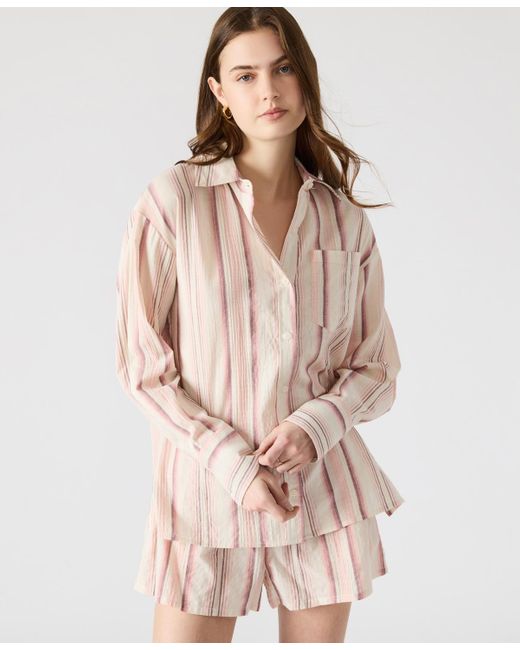 Steve Madden Natural Murphy Oversized Shirt