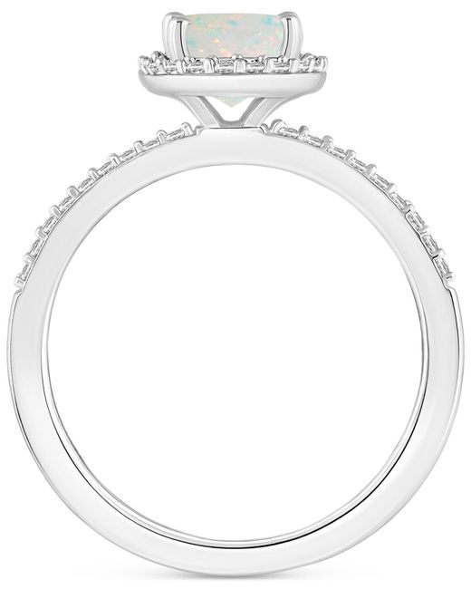 Macy's White Lab-created Ruby (1-1/4 Ct. T.w.