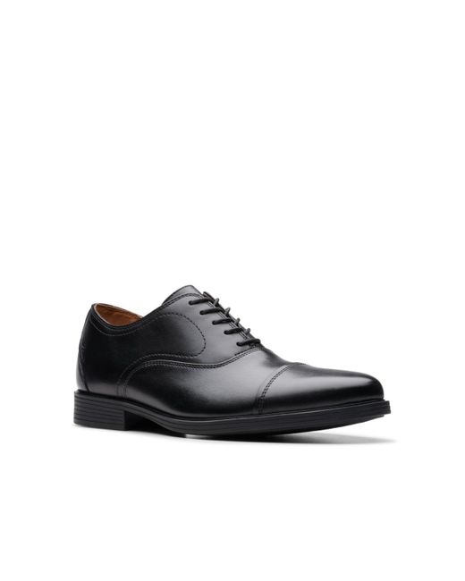 Clarks Black Collection Whiddon Lace Up Oxford Dress Shoe for men