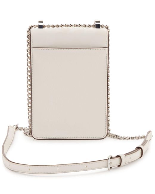DKNY Elissa Camo North South Crossbody in Natural | Lyst