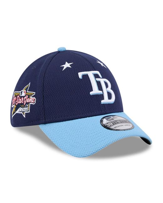 KTZ Navy/light Blue Tampa Bay Rays 2025 Mlb All-star Game 39thirty Flex Hat for men