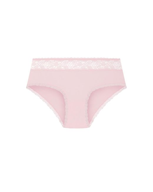 City Chic Pink Plus Size Iris 3 Pack Cotton Cheeky Panty