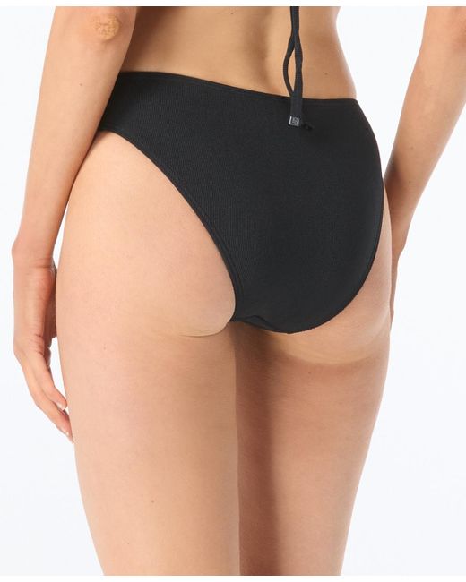 Michael Kors Black Michael Solid Full Coverage Bikini Bottoms