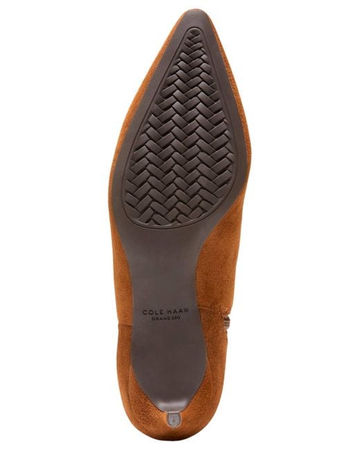 Cole Haan Brown Go-to-janece Pointed Toe Dress Boots