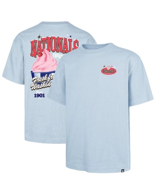 '47 Blue Washington Nationals Ice Cream Parlor Foundation T-shirt for men