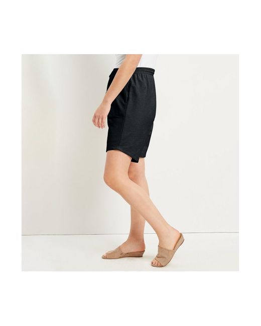 June + Vie Black June + Vie June + Vie French Terry Shorts