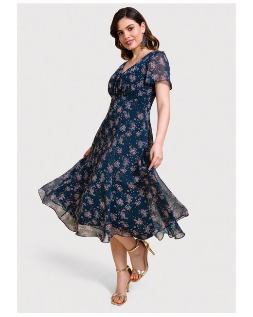 Alie Street London Blue Miranda Dress