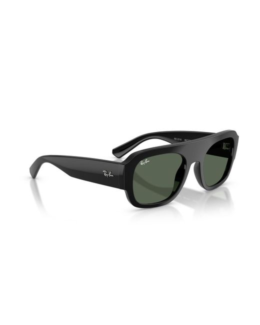 Ray-Ban Green Geometric Sunglasses