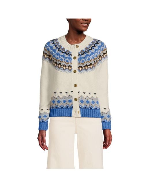 Lands end fair isle sweater deals