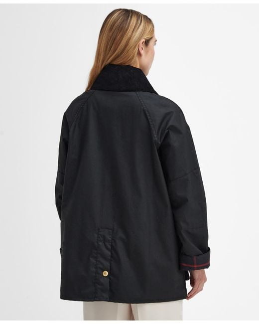 Barbour Black Allerston Four-pocket Waxed Jacket