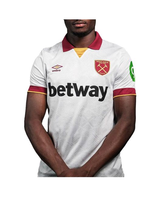 Umbro White West Ham United 2024/25 Third Replica Jersey for men