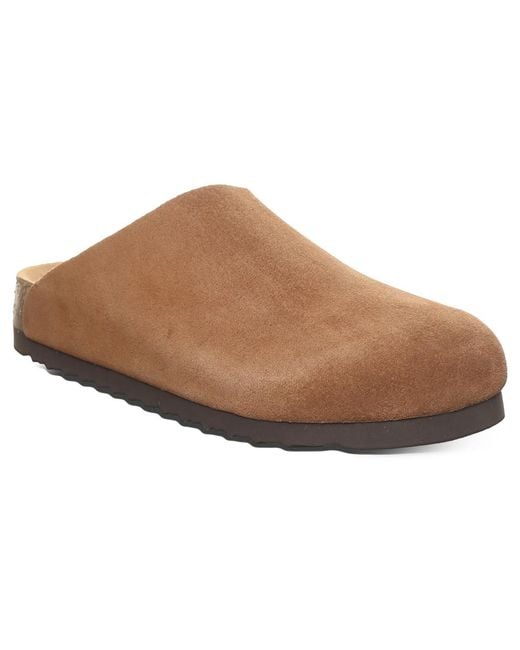 BEARPAW Brown Trinity Slip-on Clogs