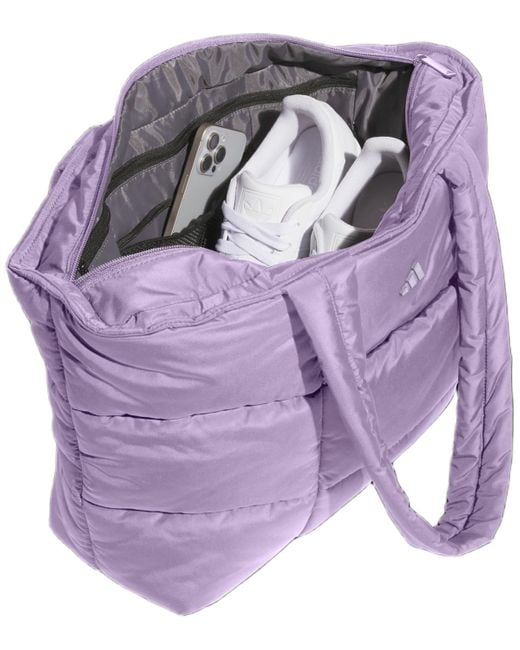 Adidas Purple All Me 3 Quilted Tote