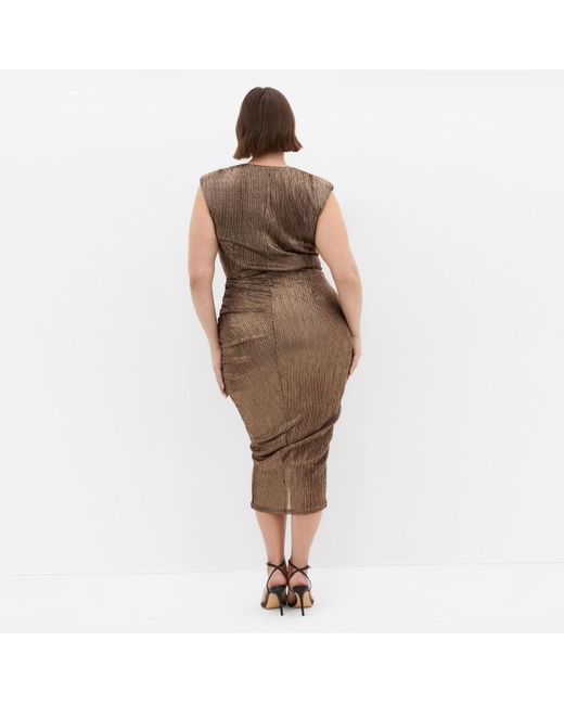City Chic Metallic Plus Size Starlit Dress