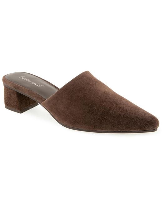 Splendid Brown Lorelei Heeled Mule