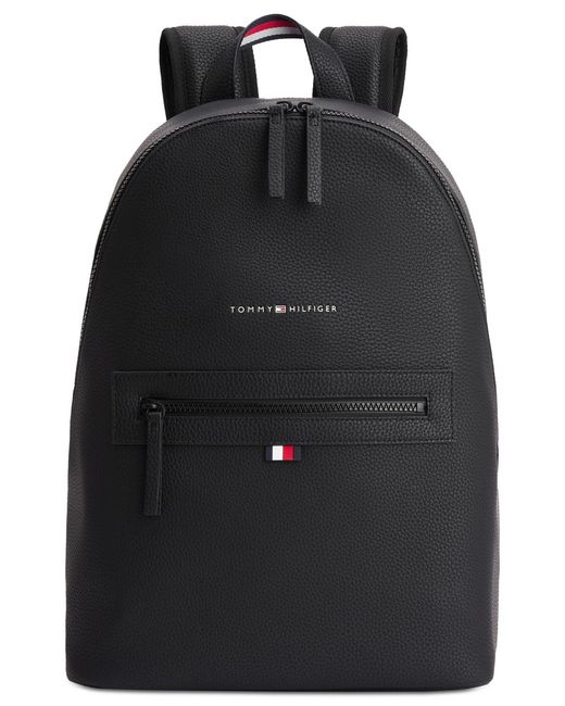 Tommy Hilfiger Black Essential Backpack for men