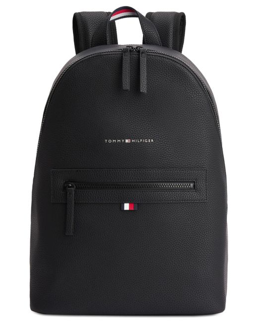 Tommy Hilfiger Black Essential Backpack for men