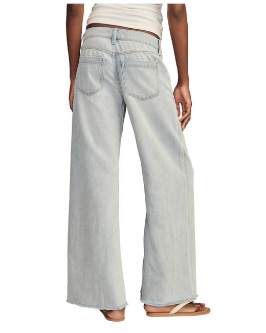 Lucky Brand Blue Palazzo Jeans