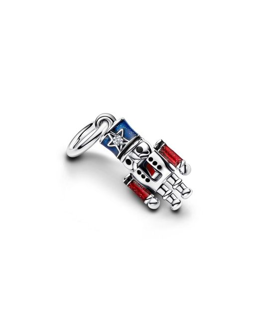 PANDORA Moveable Nutcracker Dangle Charms in White | Lyst