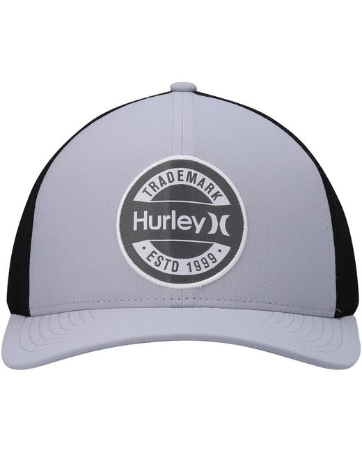 Hurley Blue Charter Trucker Snapback Hat for men