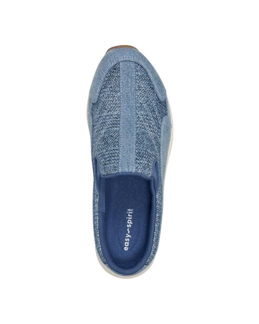 Easy Spirit Blue Travel Time Casual Slip-on Mules