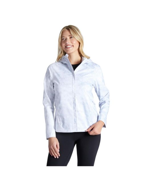 Free Country White X2o Packable Rain Jacket