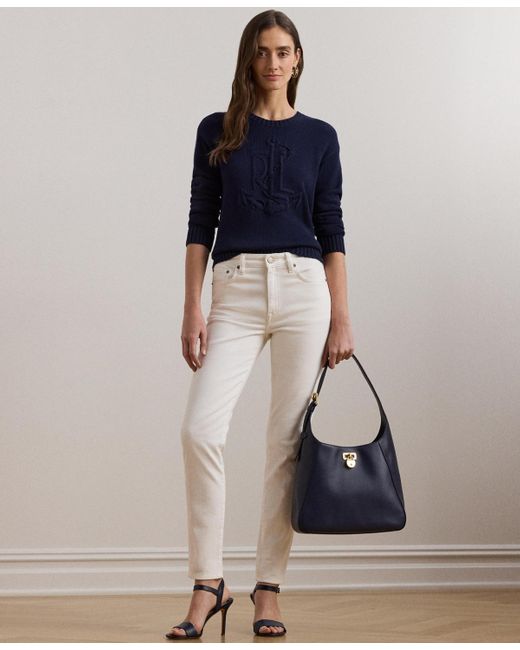 Ralph Lauren Blue High-rise Skinny Ankle Jeans