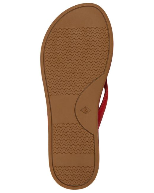 Sperry Top-Sider Red Isla Thong Slip-on Sandals