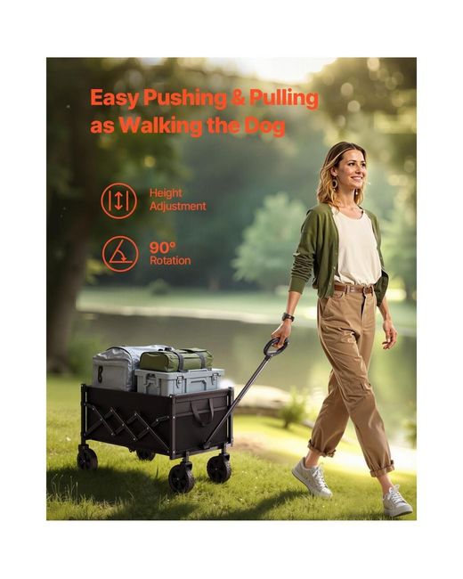 Mountaintop Green Collapsible Wagon Carts