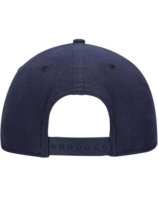 KTZ Blue Navy/tan Dallas Cowboys Moleskin A-frame 9forty Adjustable Hat for men