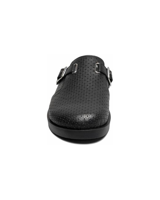 Stacy Adams Black Montaine Strap Slip In Sandal for men