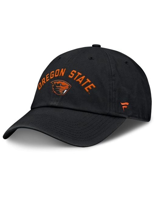 Fanatics Black Oregon State Beavers Myth Adjustable Hat for men