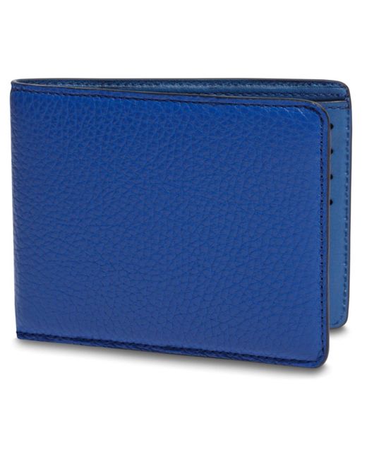 Bosca Blue Italia Slim 8-slot Pocket Wallet Made In Italy for men