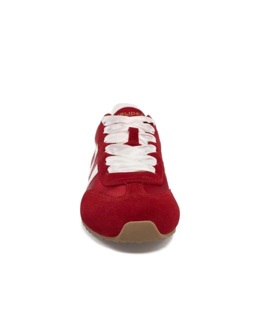 J/Slides Red peggy Sneaker
