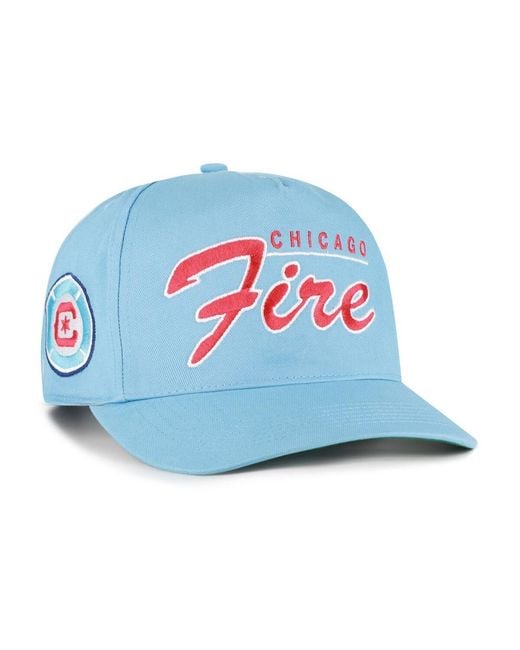 '47 Blue Chicago Fire Brushmark Hitch Adjustable Hat for men