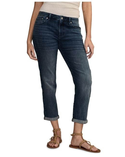 Lucky Brand Blue Sienna Slim Boyfriend Jeans