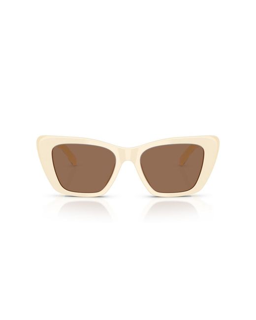 Tory Burch Natural Large Sunglasses