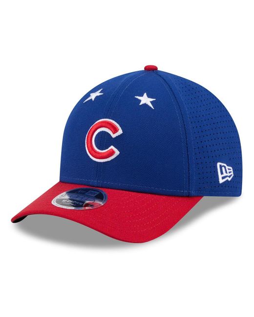 KTZ Blue Royal/red Chicago Cubs 2025 Mlb All-star Game 9forty M-crown Adjustable Hat for men