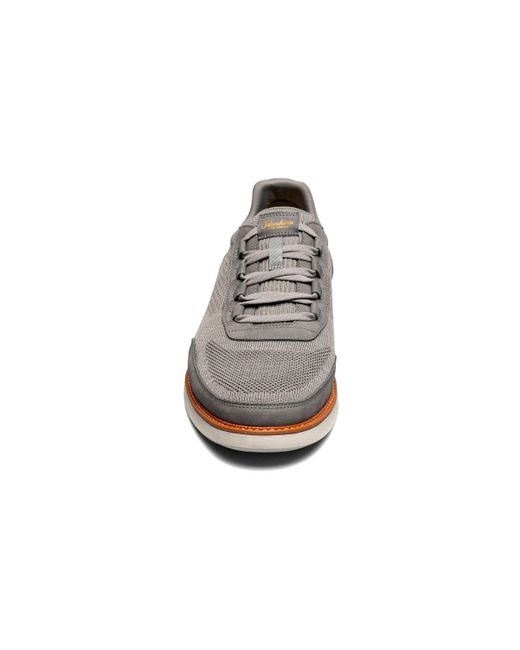 Florsheim Gray Launch Knit Elastic Lace Slip On Sneaker for men