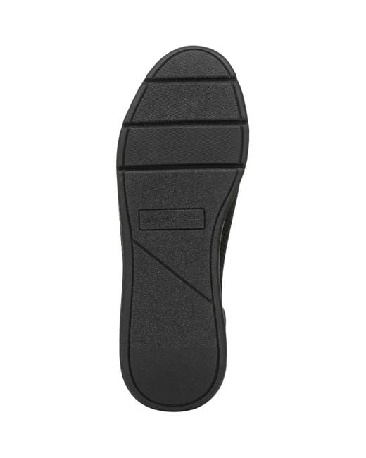 LifeStride Black Respect Washable Round Toe Slip On Sneakers