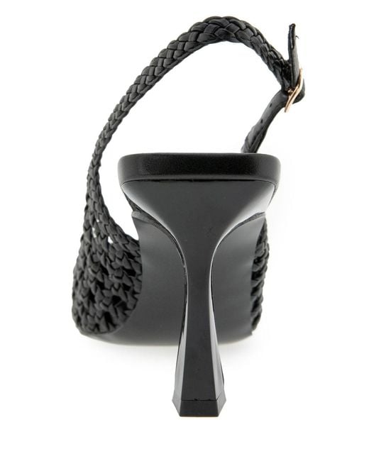 BCBGMAXAZRIA Black Issa Woven Pump