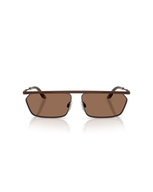 Dolce & Gabbana White Rectangle Sunglasses for men
