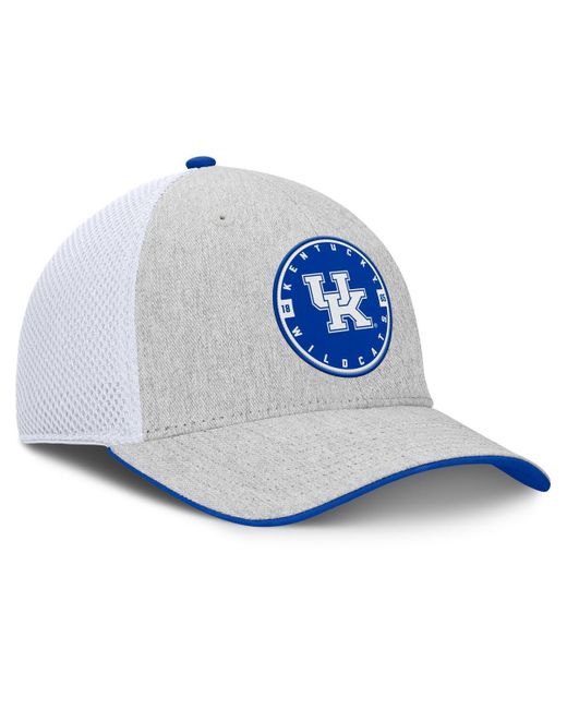 Fanatics Blue Heather Gray/white Kentucky Wildcats trigger Flex Hat for men