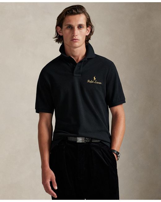 Polo Ralph Lauren Black Classic Fit Polo Shirt for men