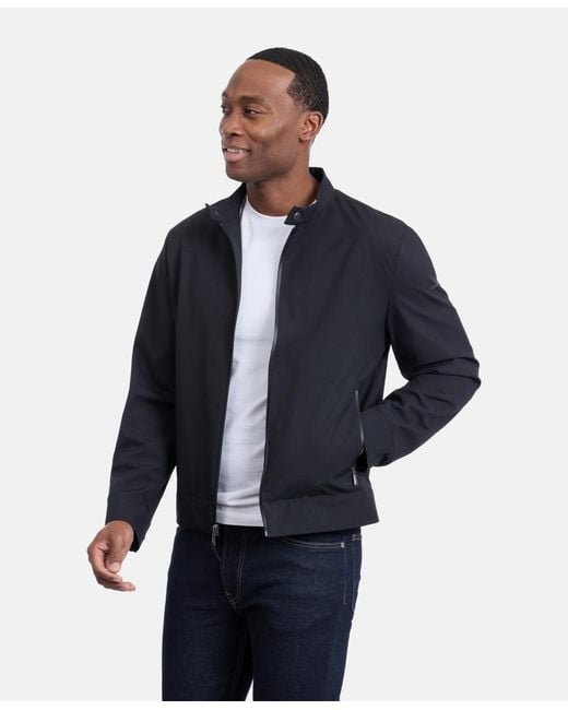 Calvin Klein Blue Mesh-lined Golf Jacket for men