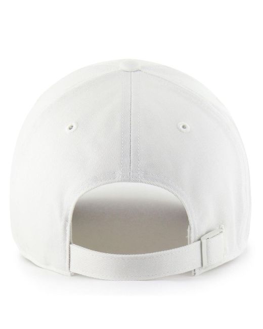 '47 Red Clemson Tigers Contemporary Basics Foundation Clean Up Adjustable Hat for men